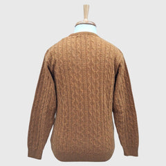 MEN'S LAMB'S WOOL V NECK SWEATER