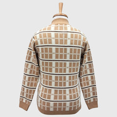 MEN'S FULL ZIP ACRO WOOL SWEATER
