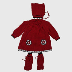 NEW BORN HAND MADE WOOLEN SET