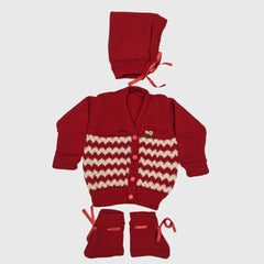 NEW BORN HAND MADE WOOLEN SET