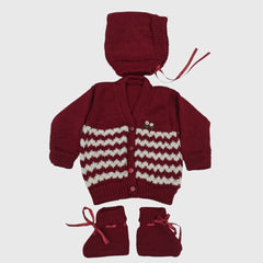 NEW BORN HAND MADE WOOLEN SET