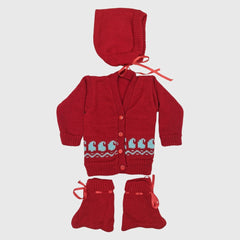 NEW BORN HAND MADE WOOLEN SET