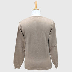 WOMEN'S R NECK CARDIGAN