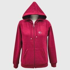 WOMEN'S SWEATSHIRT FULL ZIP HOODIE