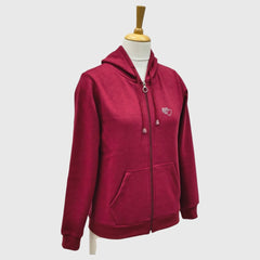WOMEN'S SWEATSHIRT FULL ZIP HOODIE