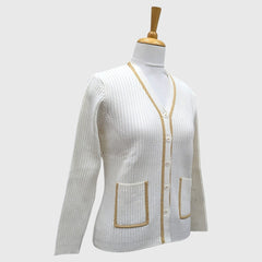 WOMEN'S V NECK CARDIGAN