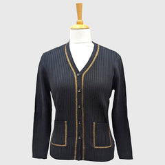 WOMEN'S V NECK CARDIGAN