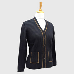 WOMEN'S V NECK CARDIGAN