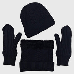 MEN'S WOMENS ACRO WOOL MUFFLER CAP GLOVES SET