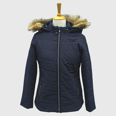 Women Insulated Fleece Jacket Snow and Wind Resistance