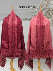 WOMEN'S SHAWL ACRO WOOL REVERSIBLE