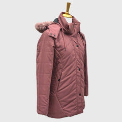 Women Insulated Fleece Jacket Snow and Wind Resistance