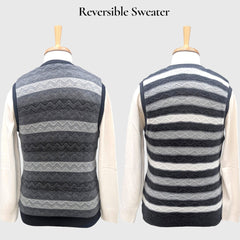 MEN'S SLEEVELESS REVERSIBLE SWEATER