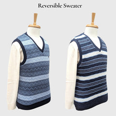 MEN'S SLEEVELESS REVERSIBLE SWEATER