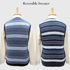 MEN'S SLEEVELESS REVERSIBLE SWEATER