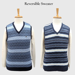 MEN'S SLEEVELESS REVERSIBLE SWEATER
