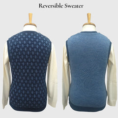 MEN'S SLEEVELESS REVERSIBLE SWEATER