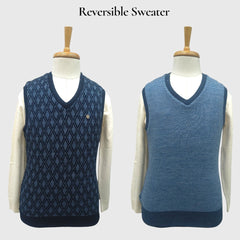 MEN'S SLEEVELESS REVERSIBLE SWEATER