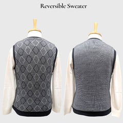 MEN'S SLEEVELESS REVERSIBLE SWEATER