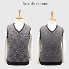 MEN'S SLEEVELESS REVERSIBLE SWEATER