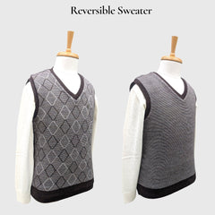 MEN'S SLEEVELESS REVERSIBLE SWEATER
