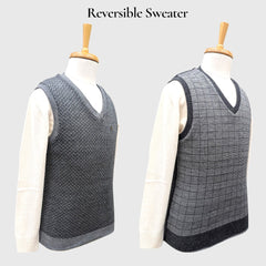 MEN'S SLEEVELESS REVERSIBLE SWEATER