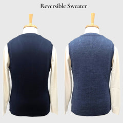 MEN'S SLEEVELESS REVERSIBLE SWEATER