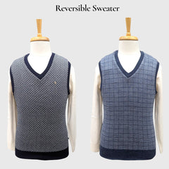 MEN'S SLEEVELESS REVERSIBLE SWEATER