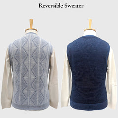 MEN'S SLEEVELESS REVERSIBLE SWEATER