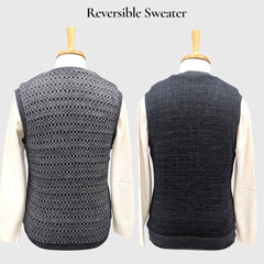 MEN'S SLEEVELESS REVERSIBLE SWEATER