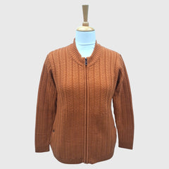 WOMEN'S FULL ZIP SWEATER