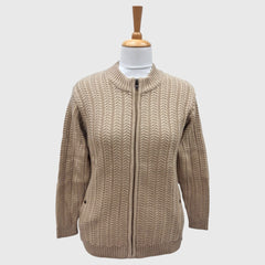 WOMEN'S FULL ZIP SWEATER