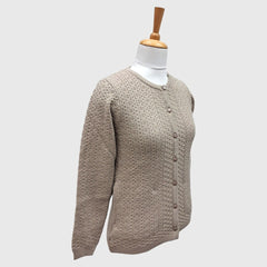 WOMEN'S R NECK CARDIGAN