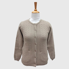 WOMEN'S R NECK CARDIGAN
