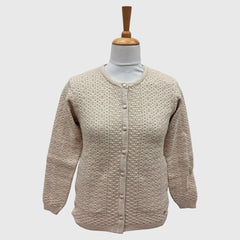 WOMEN'S R NECK CARDIGAN