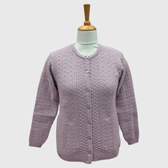 WOMEN'S R NECK CARDIGAN