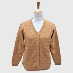 WOMEN'S V NECK CARDIGAN