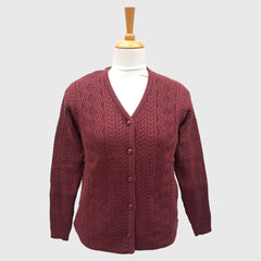 WOMEN'S V NECK CARDIGAN
