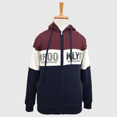 MEN'S WINTER SWEATSHIRT FULL ZIP WITH HOODIE