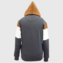 MEN'S WINTER SWEATSHIRT FULL ZIP WITH HOODIE