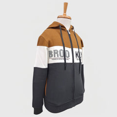MEN'S WINTER SWEATSHIRT FULL ZIP WITH HOODIE