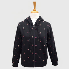 WOMEN'S SWEATSHIRT FULL ZIP HOODIE