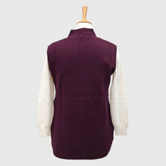 WOMEN'S SLEEVELESS CARDIGAN