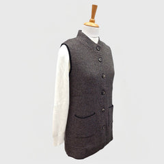 WOMEN'S SLEEVELESS CARDIGAN