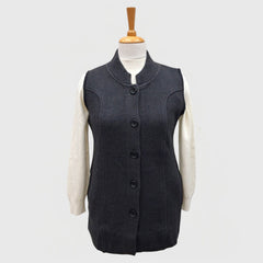 WOMEN'S SLEEVELESS CARDIGAN