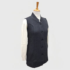 WOMEN'S SLEEVELESS CARDIGAN