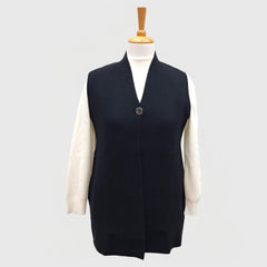 WOMEN'S SLEEVELESS CARDIGAN