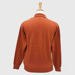 WOMEN PULLOVER COLLAR WITH BUTTON