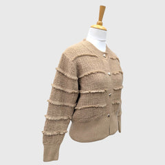WOMEN'S CROP CARDIGAN ACRO WOOL