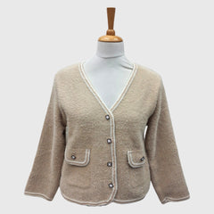 WOMEN'S CROP CARDIGAN ACRO WOOL